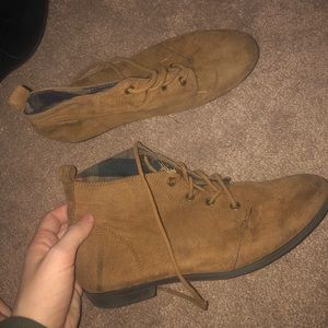 Brown booties